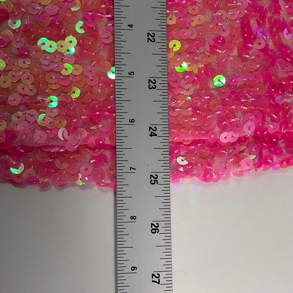 Show Me Your Mumu XS NEW On My Way Dress Strapless Pink Sequins Party - Picture 9 of 12
